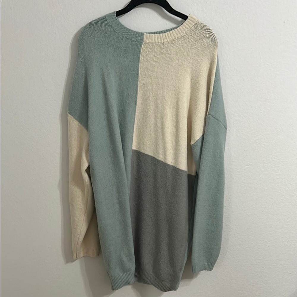 Missguided Color block Sweater Dress